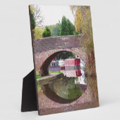 PLAQUE PHOTO BATEAUX DE CANAL (Côté)