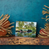 PLAQUE PHOTO BATEAUX DE CANAL (Côté)