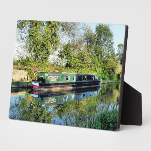 PLAQUE PHOTO BATEAUX DE CANAL