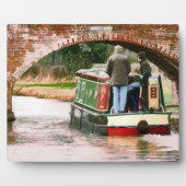 PLAQUE PHOTO BATEAUX DE CANAL (Devant)