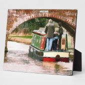 PLAQUE PHOTO BATEAUX DE CANAL (Côté)