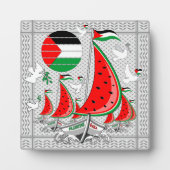 Plaque Photo Bateaux de la Flottille de la Liberté Mondiale à G (Devant)