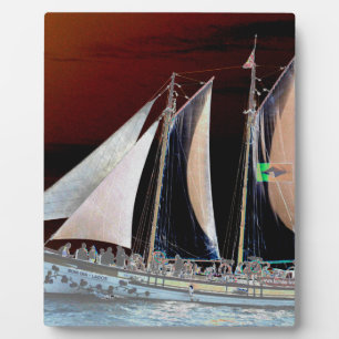 Plaque Photo Bateaux sous voile