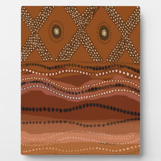 Plaque Photo Batik des Caraïbes - Petit (Devant)