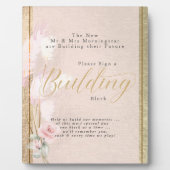 Plaque Photo Bâtiment bloc Gold Blush Pampas Gris (Devant)