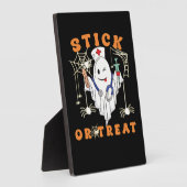 Plaque Photo Bâton ou traitement Infirmière Éffrayante Infirmiè (Côté)