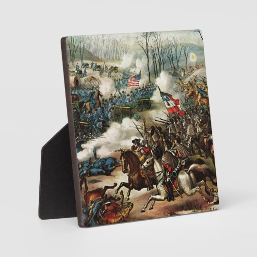 Plaque Photo Battle de Pea Ridge (Recto)