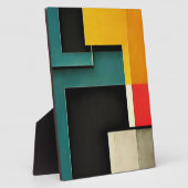 Plaque Photo Bauhaus - design inspiré du style bauhaus (Côté)