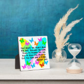 PLAQUE PHOTO BE INSPIRED JEREMIAH 29:11 (Insitu)