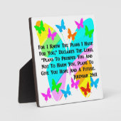 PLAQUE PHOTO BE INSPIRED JEREMIAH 29:11 (Recto)