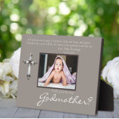 Plaque Photo Be My Godmother Proposal Brown Memorial Photo