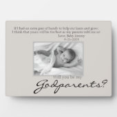 Plaque Photo Be My Goparents Proposition Memorial Photo (Devant)