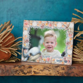 Plaque Photo Beach Shells Whale Photo Frame for Kids (Côté)