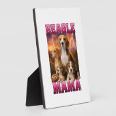 Plaque Photo Beagle  (Côté)