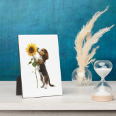 Plaque Photo Beagle Copy (Côté)