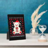 Plaque Photo Bear Christmas Christmas (1) (Côté)