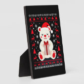 Plaque Photo Bear Christmas Christmas (1) (Côté)