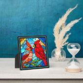 Plaque Photo Beau Cardinal Red Bird (Insitu)