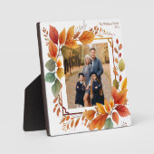 Plaque Photo Beau feuillage Automne Photo Thanksgiving (Recto)