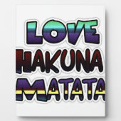Plaque Photo Beau Hakuna Matata Art Print (Devant)