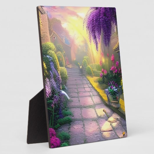 Plaque Photo Beau Imaginaire Cottage Garden Path Tabletop (Côté)
