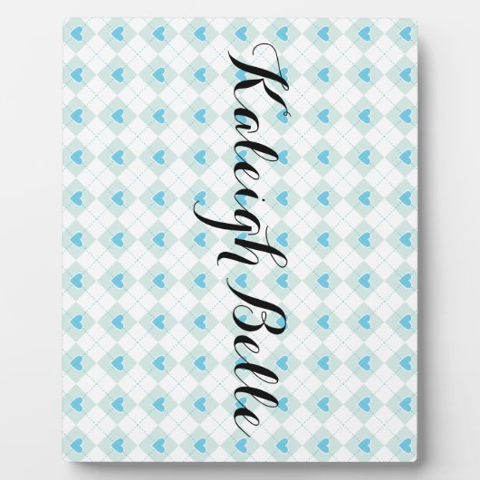 Plaque Photo Beau Jacquard (Devant)