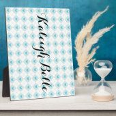 Plaque Photo Beau Jacquard (Côté)