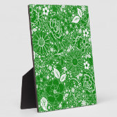 Plaque Photo Beautés botaniques vertes (Côté)