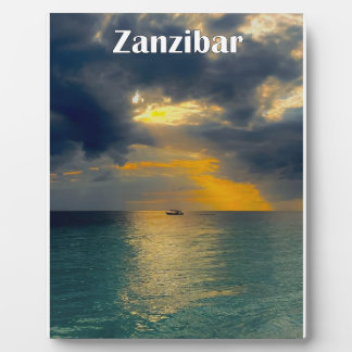 Plaque Photo Beautiful landscape | Zanzibar