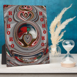 Plaque Photo Beaux Coeurs de Noël Fêtes Couleurs de saison A