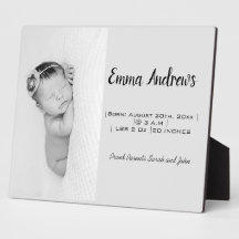 Bébé Photo Birth Personalised