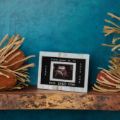 Plaque Photo Bébé Ultrasound Photo Gonna Be Best Papa (Côté)