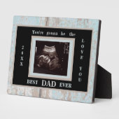 Plaque Photo Bébé Ultrasound Photo Gonna Be Best Papa (Côté)