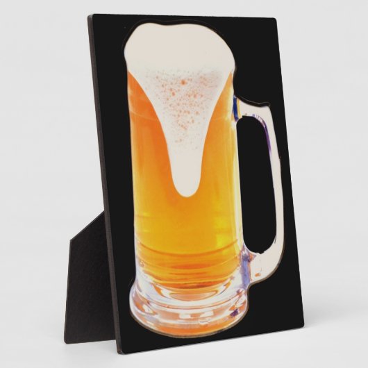 Plaque Photo Beer Mug (Côté)