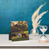 Plaque Photo Belle affiche Pâturage Chevaux de Pays (Insitu)