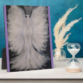 Plaque Photo Belle aile Gardien Ange Peinture Art (Côté)