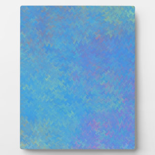 Plaque Photo Belle apparence de papier marbré bleu