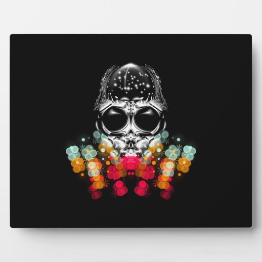 Plaque Photo Belle araignée automnale avec Casquette Dewdrop (Devant)