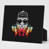 Plaque Photo Belle araignée automnale avec Casquette Dewdrop (Côté)