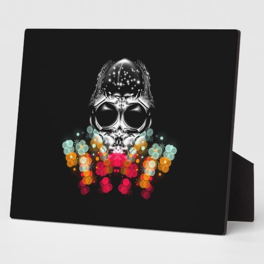 Plaque Photo Belle araignée automnale avec Casquette Dewdrop (Côté)