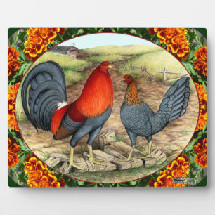 Plaque Photo Belle Fowl de jeu