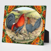 Plaque Photo Belle Fowl de jeu (Côté)