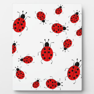 Plaque Photo Belle image clipart de coccinelle colorée