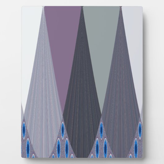 Plaque Photo Belle impression Extraordinaire Chevron Design Art (Devant)