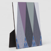 Plaque Photo Belle impression Extraordinaire Chevron Design Art (Côté)