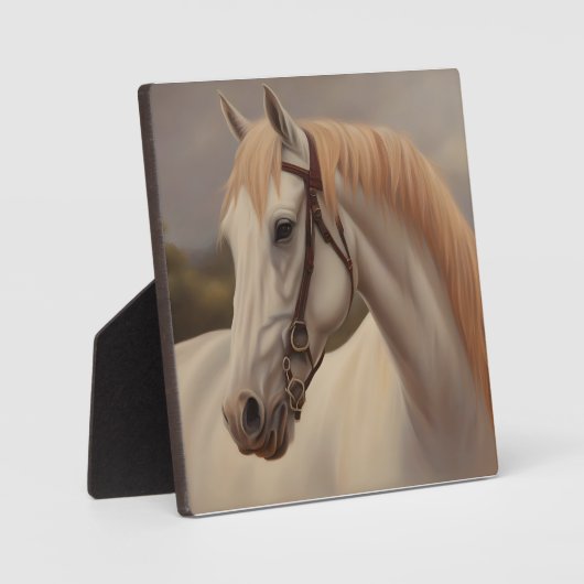 Plaque Photo Belle peinture de chevaux (Recto)