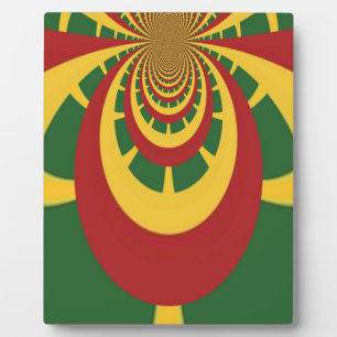 Plaque Photo Belle Rasta Extraordinaire Couleurs Art Imprimer