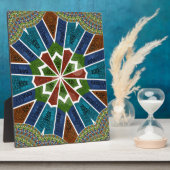 Plaque Photo Belle Tendance asiatique Textile Design Art (Côté)