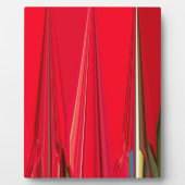 Plaque Photo Belle texture rouge Couleur Art Abstrait (Devant)