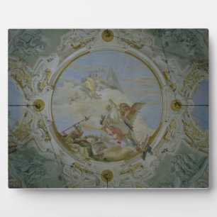 Plaque Photo Bellerophon Riding Pegasus, c.1746-47 (fresco)